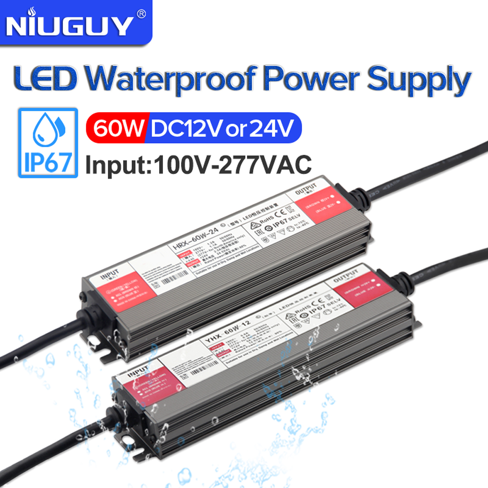 Outdoor Power Transformer - IP67 waterproof power supply 60W DC