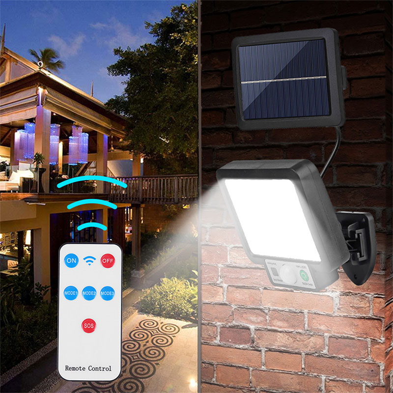 Outdoor Power Outlet Weatherproof - LED Solar Split Wall Lamp Motion