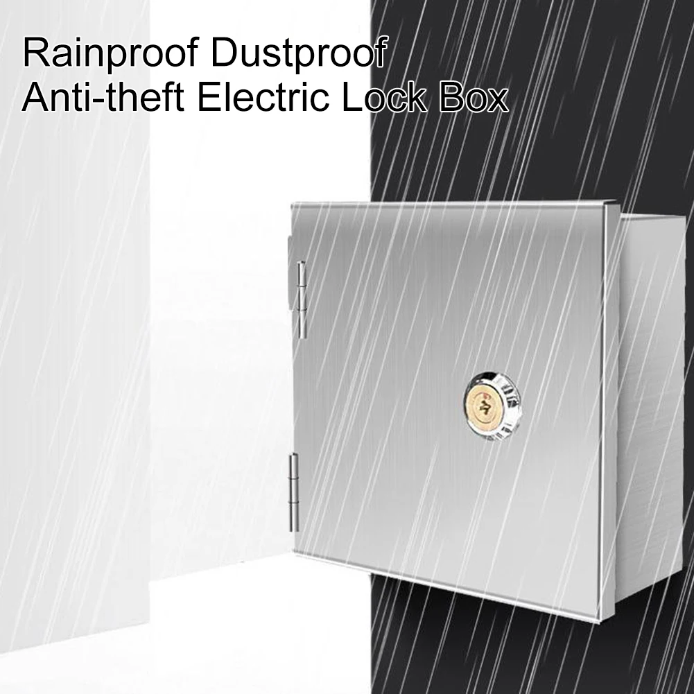 Outdoor Power Outlet - Waterproof Stainless Steel Electric Box Lock