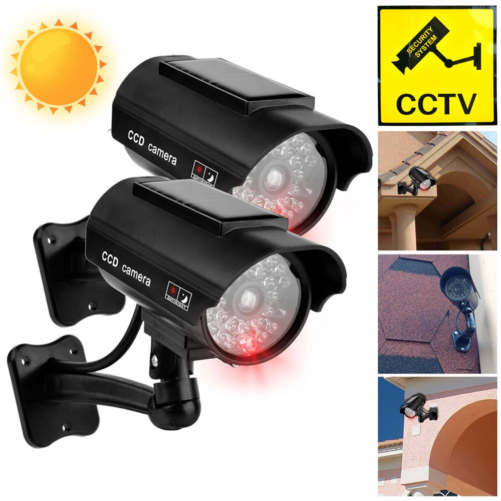 Outdoor Power Outlet Solar - Outdoor Solar Simulation Camera Waterproof Dummy