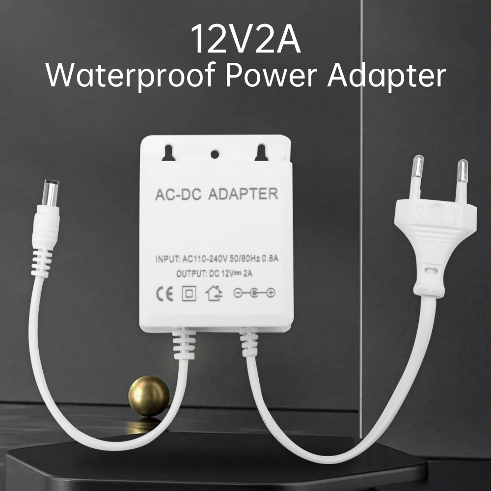 DC12V 2A EU Plug Adapter Secur - Outdoor Power Wire review and price