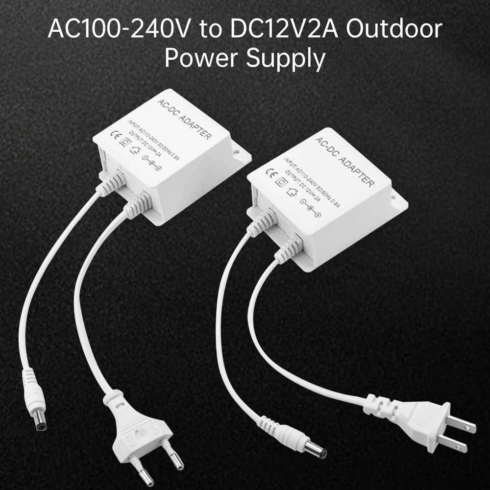 DC12V 2A EU Plug Adapter Secur - Outdoor Power Wire review and price