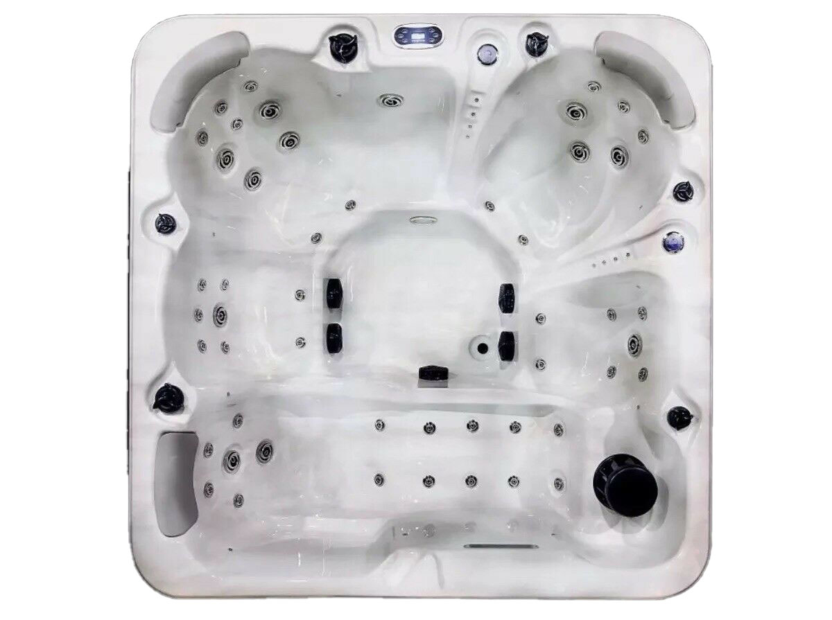 6-Seater Outdoor White Marble  - Outdoor Power For Hot Tub review and price