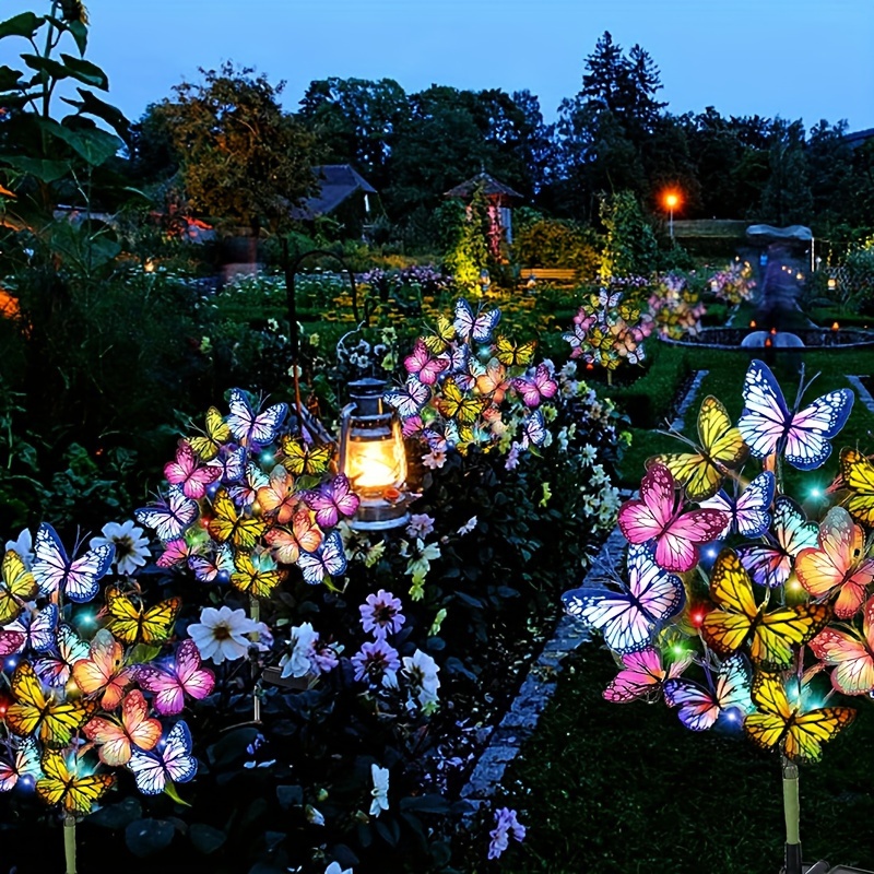 Solar LED Butterfly Garden Lig - Outdoor Power Outlet Solar review and price