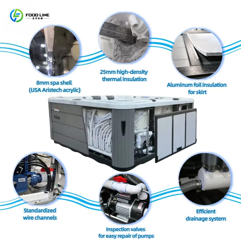 Outdoor Hot Tub Acrylic Spa Po - Outdoor Power For Hot Tub review and price