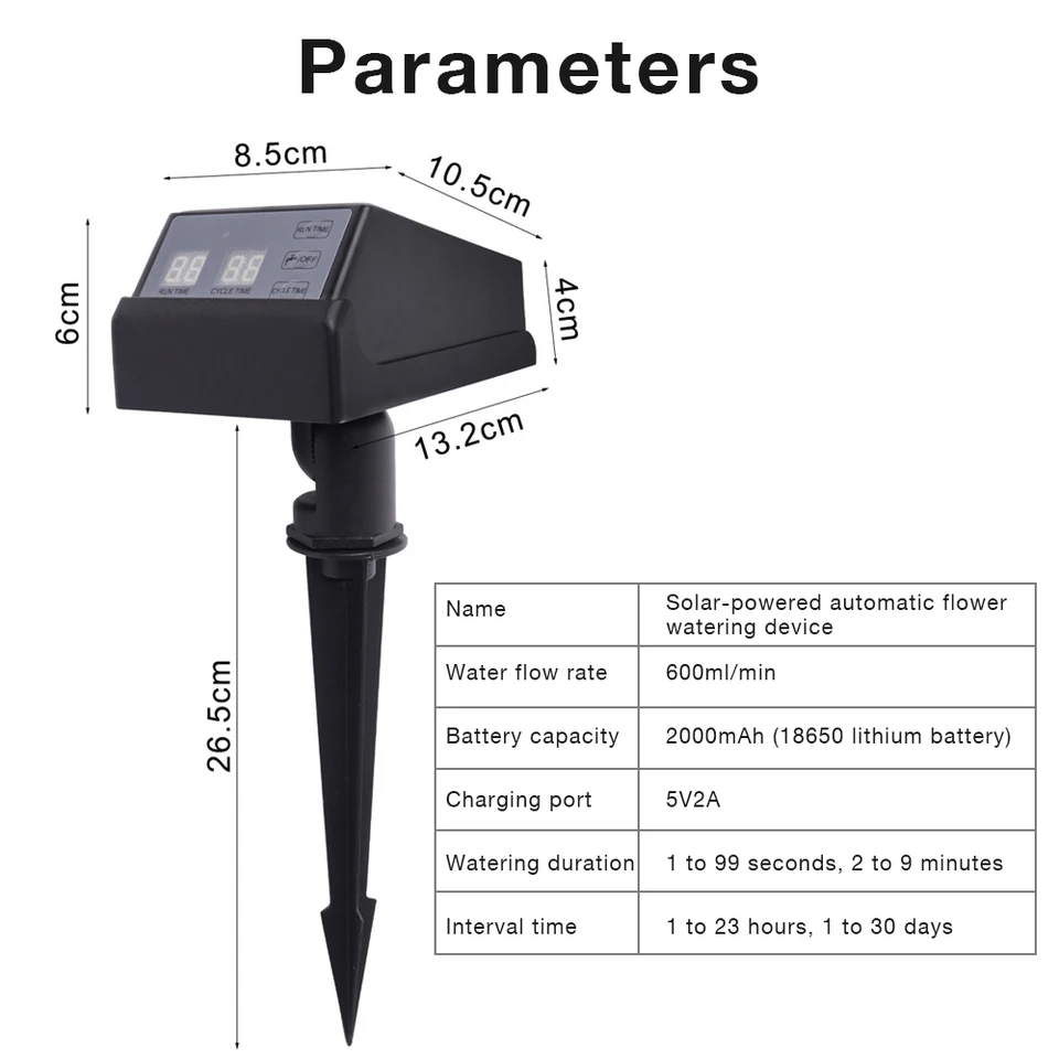 New Solar Powered Irrigation T - Outdoor Power With Timer review and price