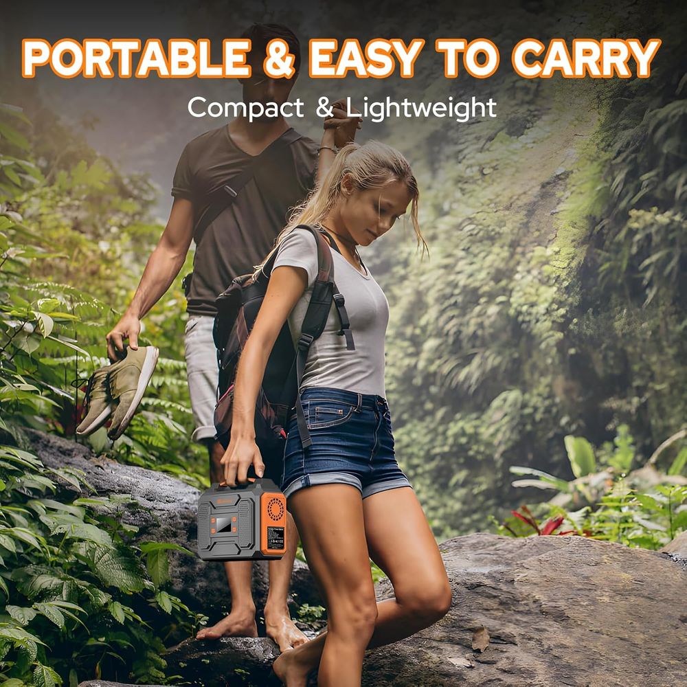 300W Solar Generator, 280Wh Po - Outdoor Power Bank With Ac Outlet review and price