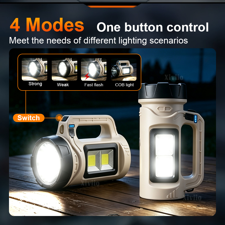 Multiscene Handheld LED Torch  - Outdoor Power Outlet Solar review and price