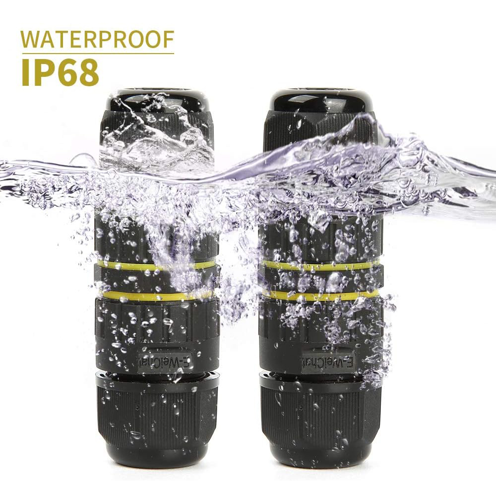 2 Way 2/3Pin IP68 Outdoor Wate - Outdoor Power Wire review and price