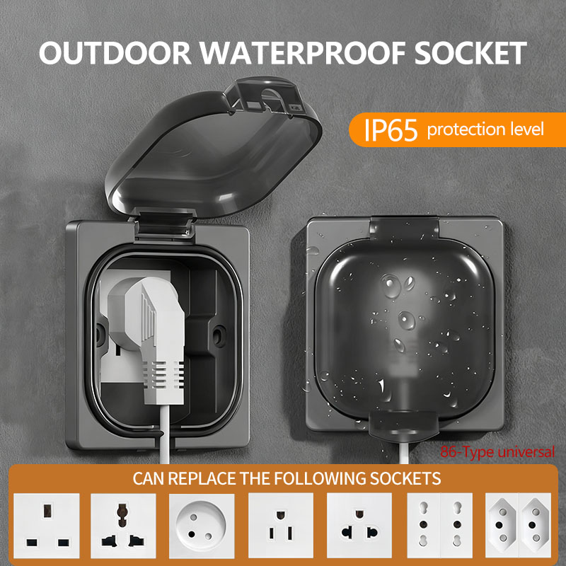 IP65 Waterproof Outdoor Socket - Outdoor Power Inlet Box review and price