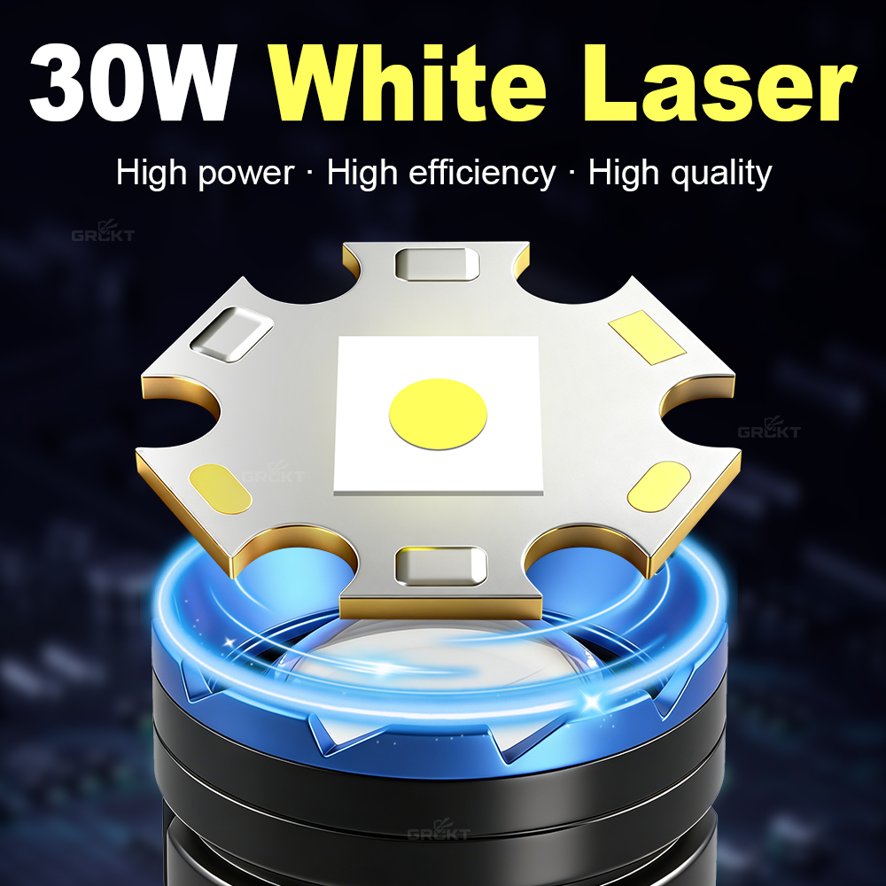 White Laser Camping Flashlight - Outdoor Power Works review and price