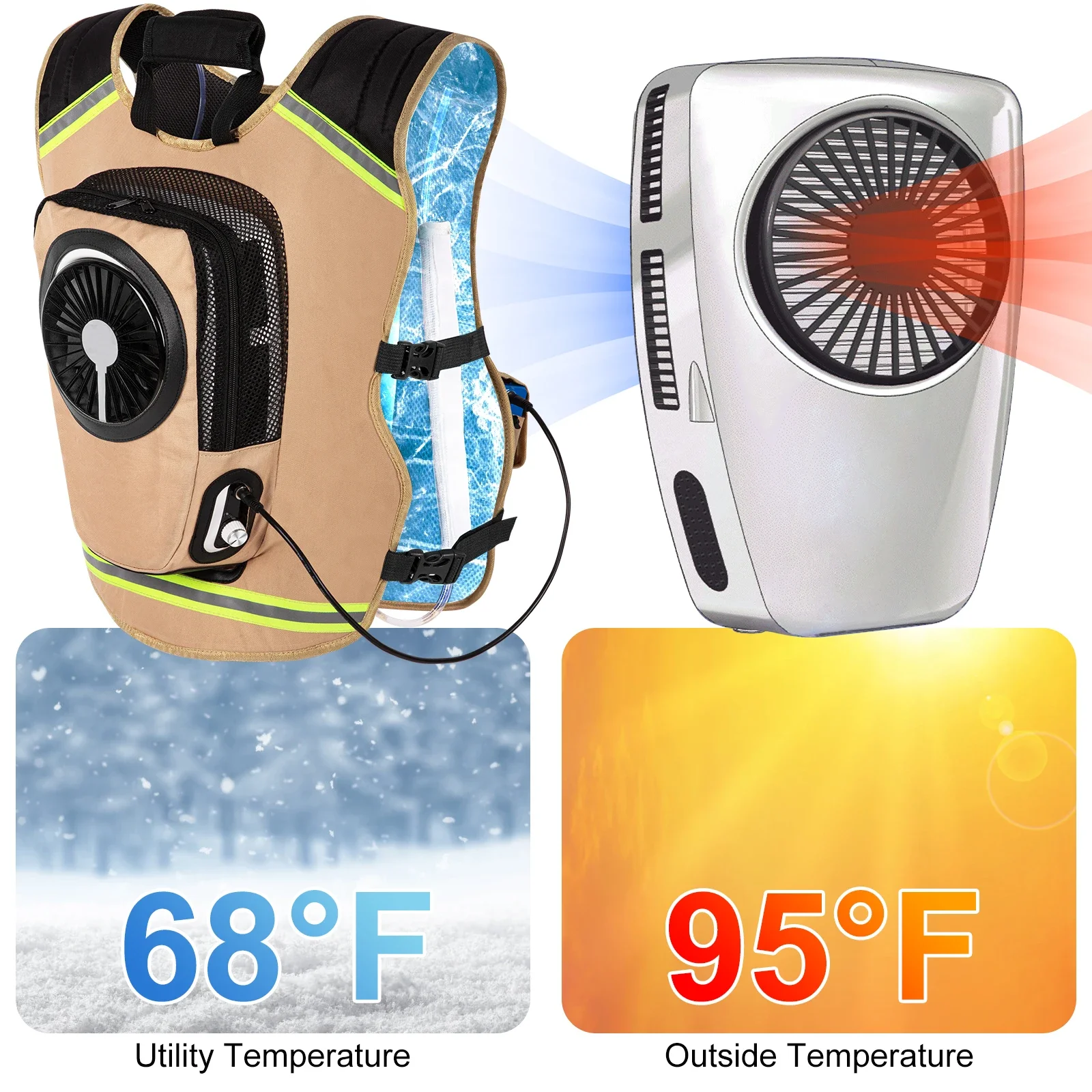 Air Conditioner Cooling Vest W - Outdoor Power Works review and price