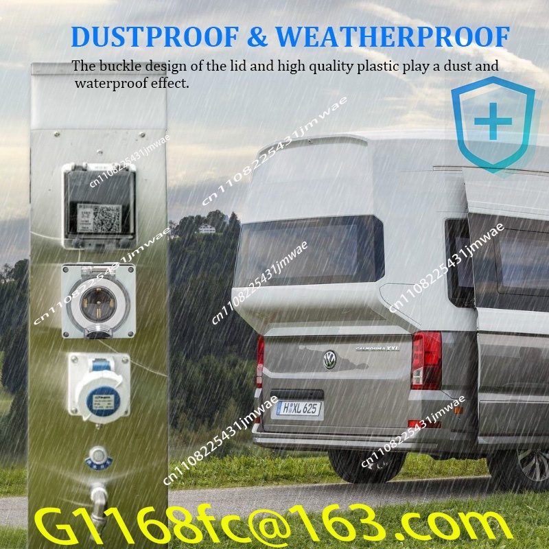 50 Amp Generator RV Power Inle - Outdoor Power Inlet Box review and price