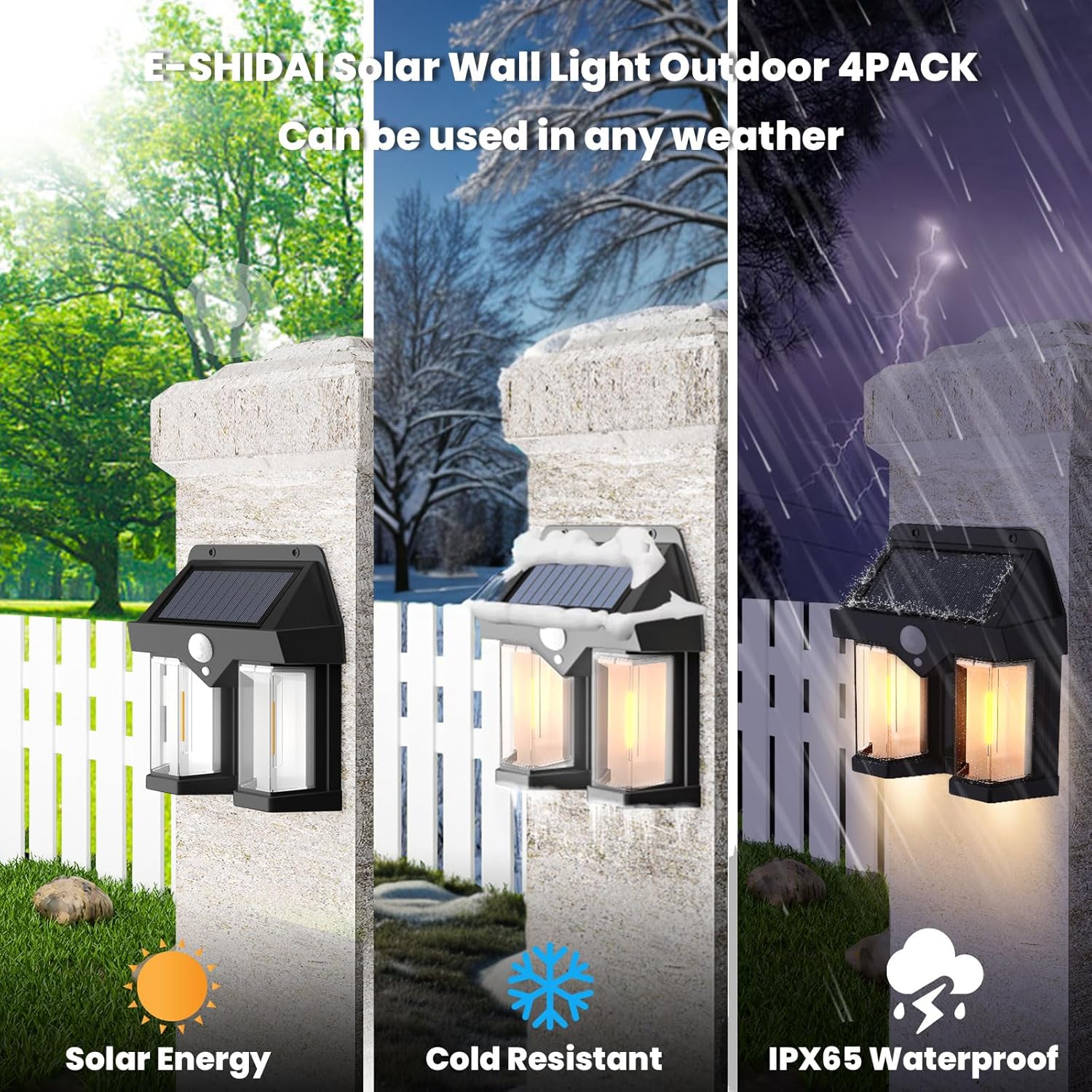 Solar Powered Wall Light Vinta - Outdoor Power Outlet Weatherproof review and price