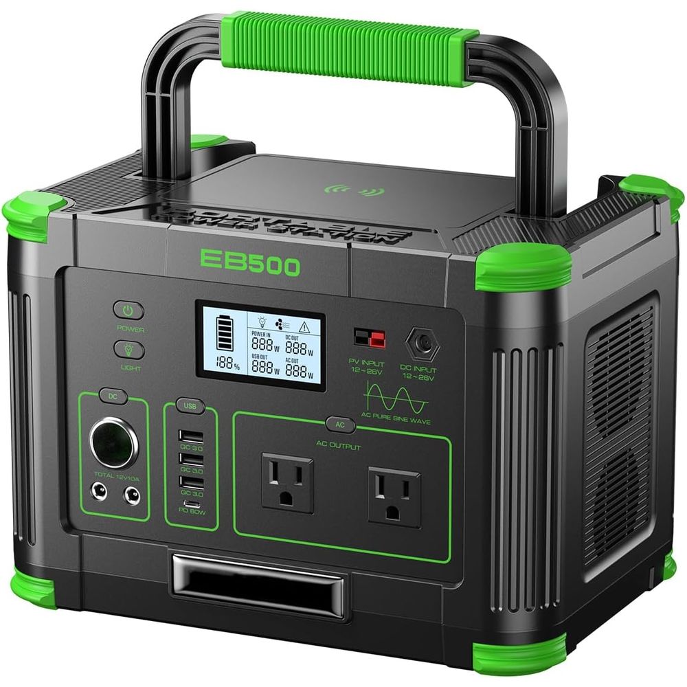 500W Portable Power Station 51 - Outdoor Power Outlet review and price