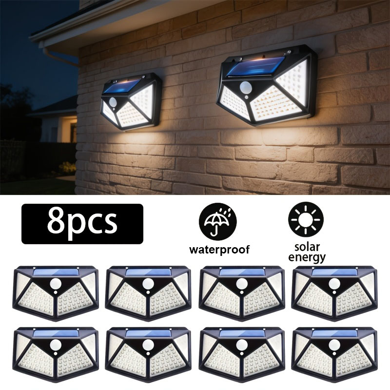 1~8Pcs 100LED Solar Lights wit - Outdoor Power Outlet Weatherproof review and price