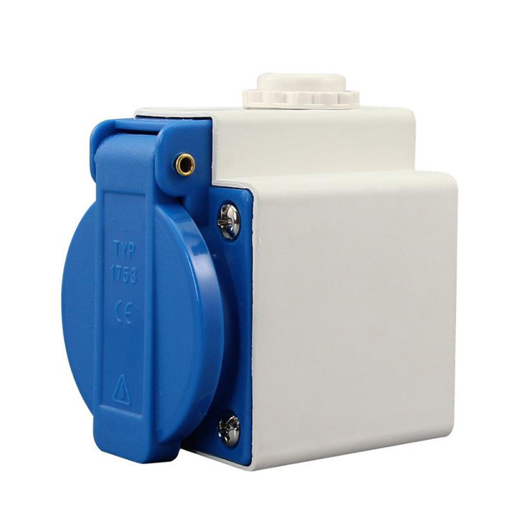 Blue IP54 10A/16A 220V Multifu - Outdoor Power Inlet Box review and price