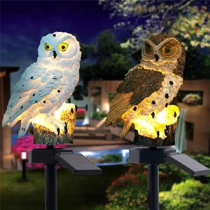 Solar Owl Statue Garden Light  - Outdoor Power Outlet Solar review and price
