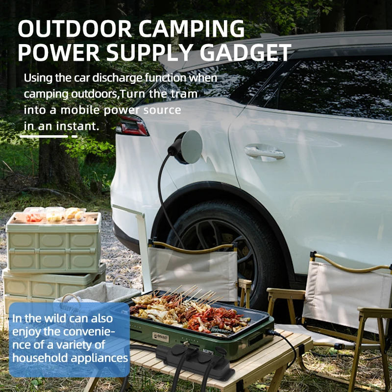 Portable 16A 4KW V2L Cable Ele - Outdoor Power Wire review and price