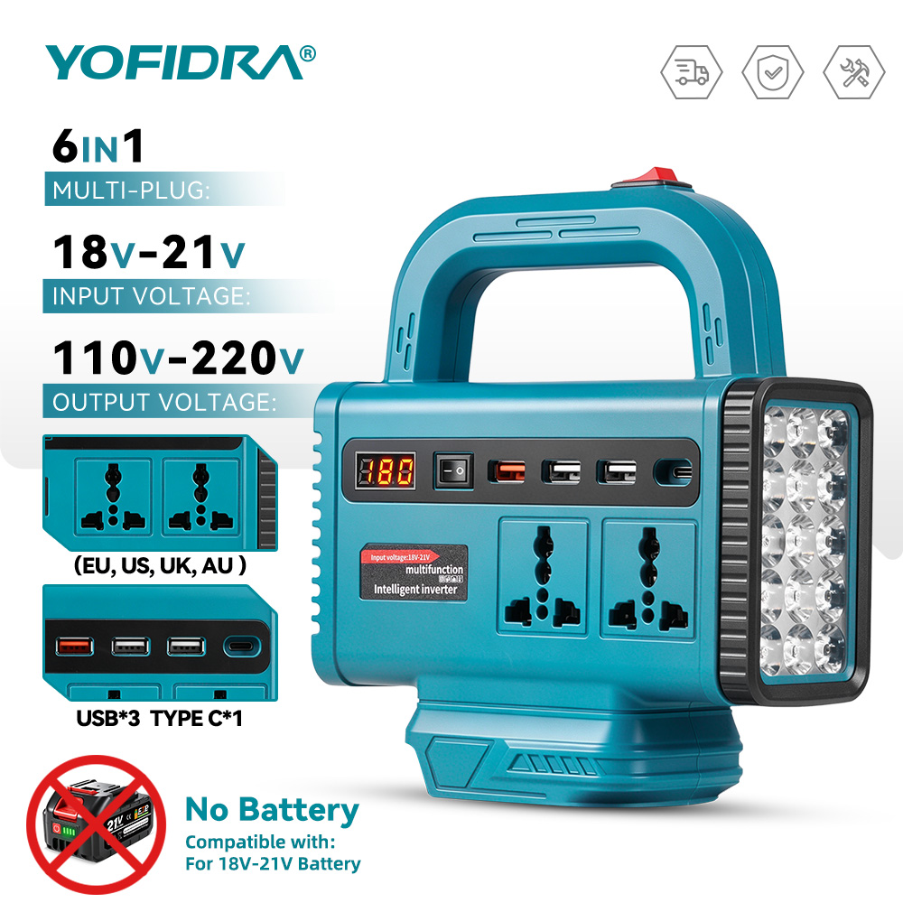 YOFIDRA 220V Portable Power In - Outdoor Power Outlet review and price