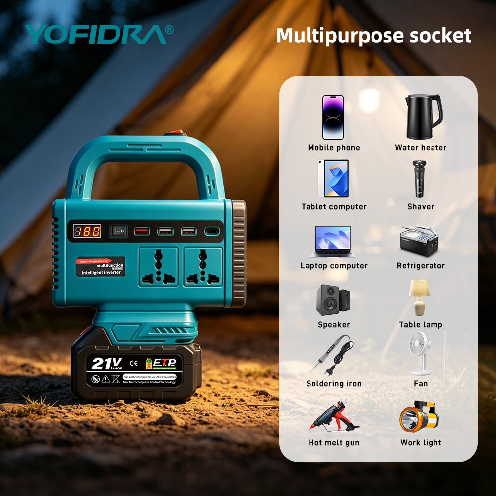 YOFIDRA 220V Portable Power In - Outdoor Power Outlet review and price