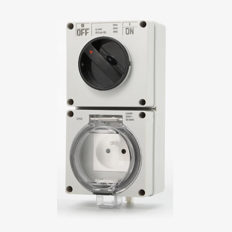 IP66 220V Waterproof Dust Proo - Outdoor Power Inlet Box review and price