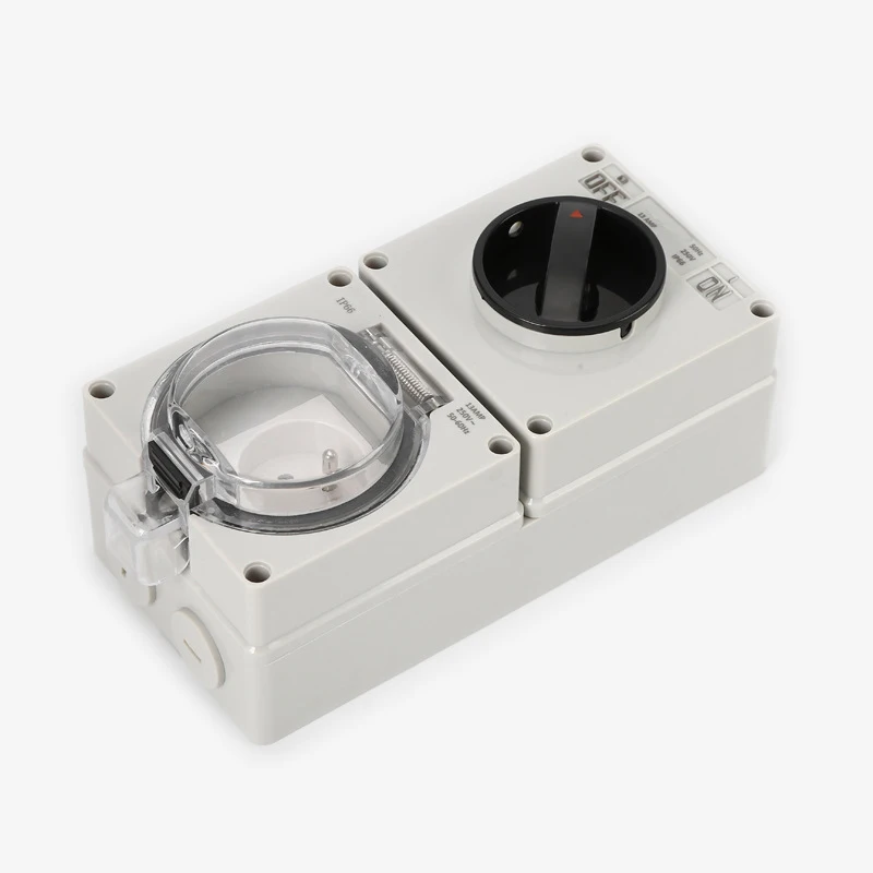 IP66 220V Waterproof Dust Proo - Outdoor Power Inlet Box review and price