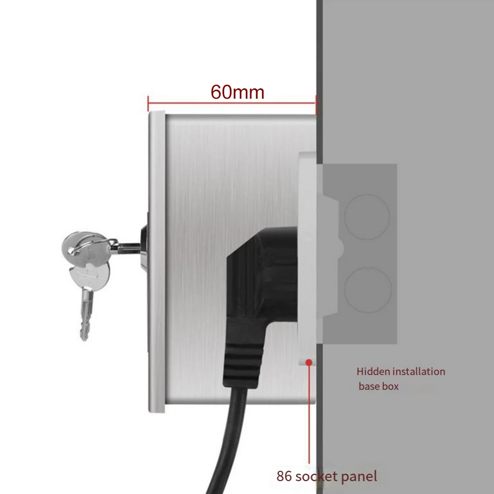 Waterproof Stainless Steel Ele - Outdoor Power Outlet review and price