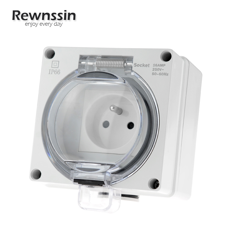 IP66 Waterproof Socket French  - Outdoor Power Inlet Box review and price
