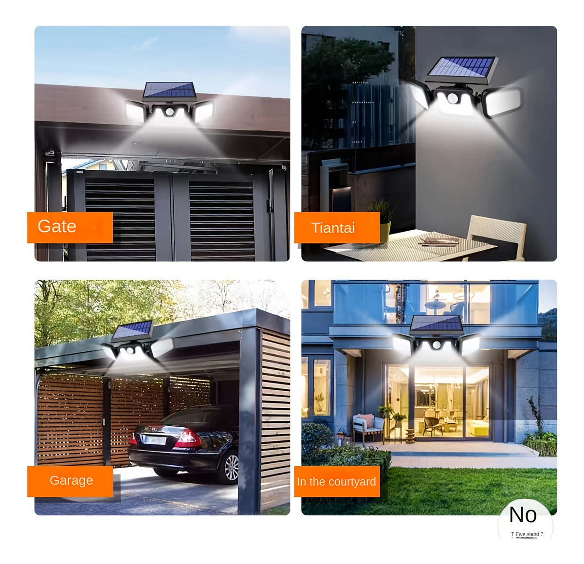 Solar LED Wall Light |Three-he - Outdoor Power Outlet Weatherproof review and price