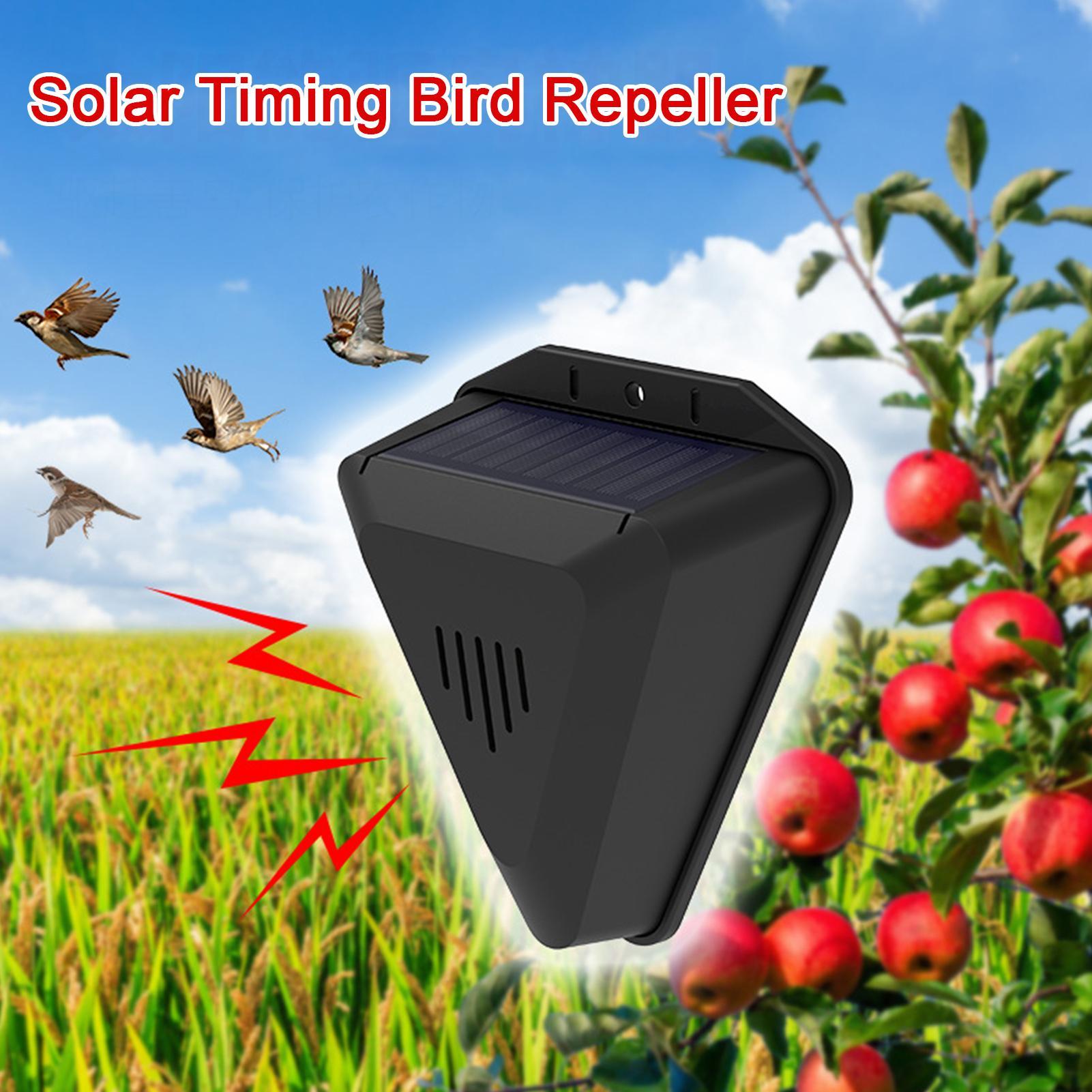 Solar Timer Bird Repeller With - Outdoor Power With Timer review and price