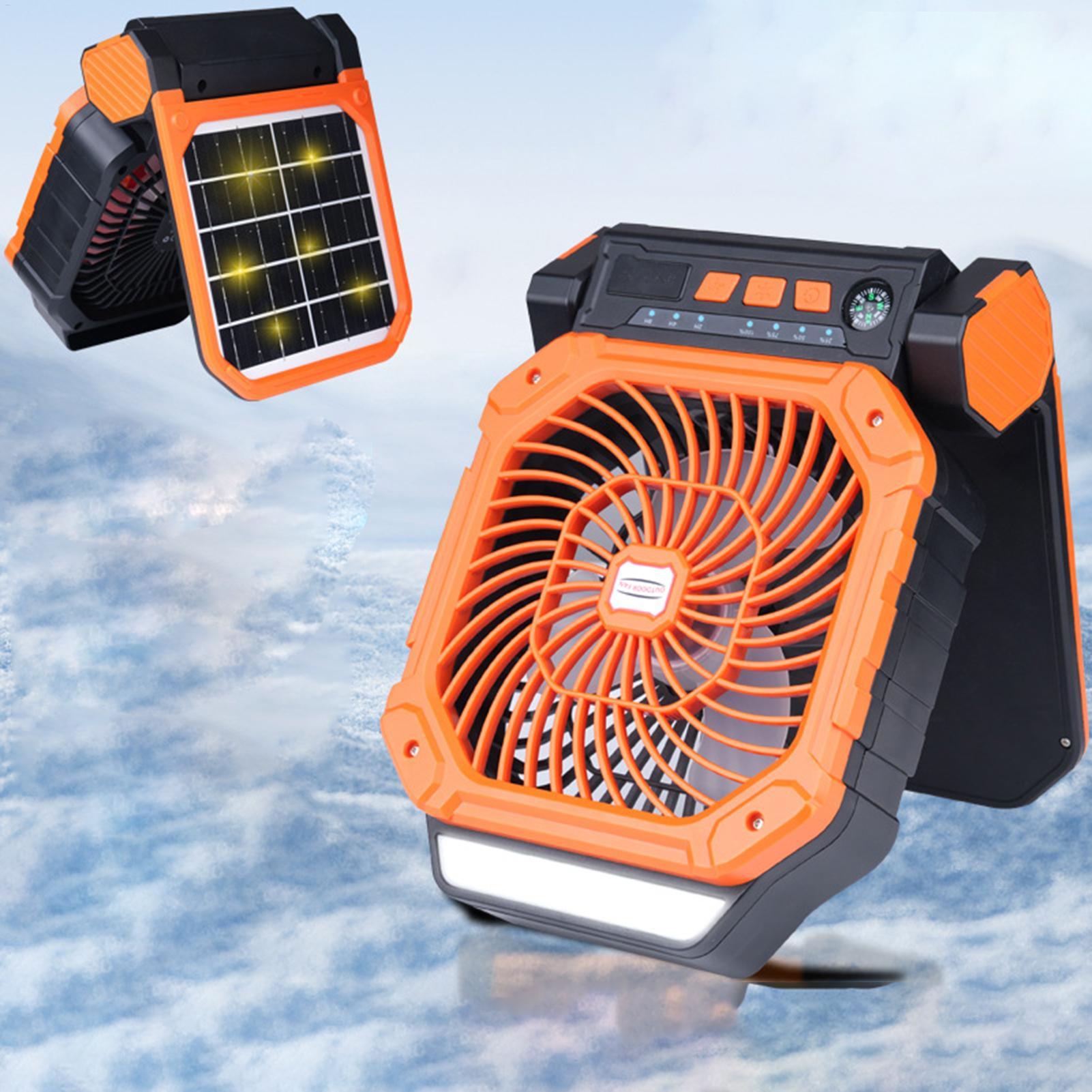 Solar-powered outdoor fan USB  - Outdoor Power With Timer review and price