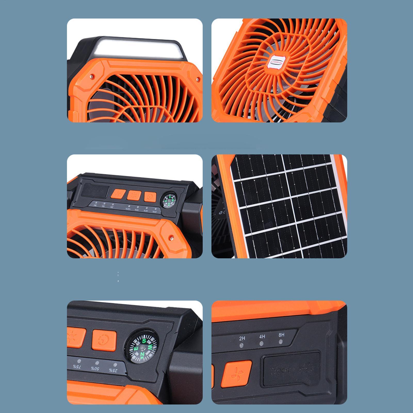 Solar-powered outdoor fan USB  - Outdoor Power With Timer review and price