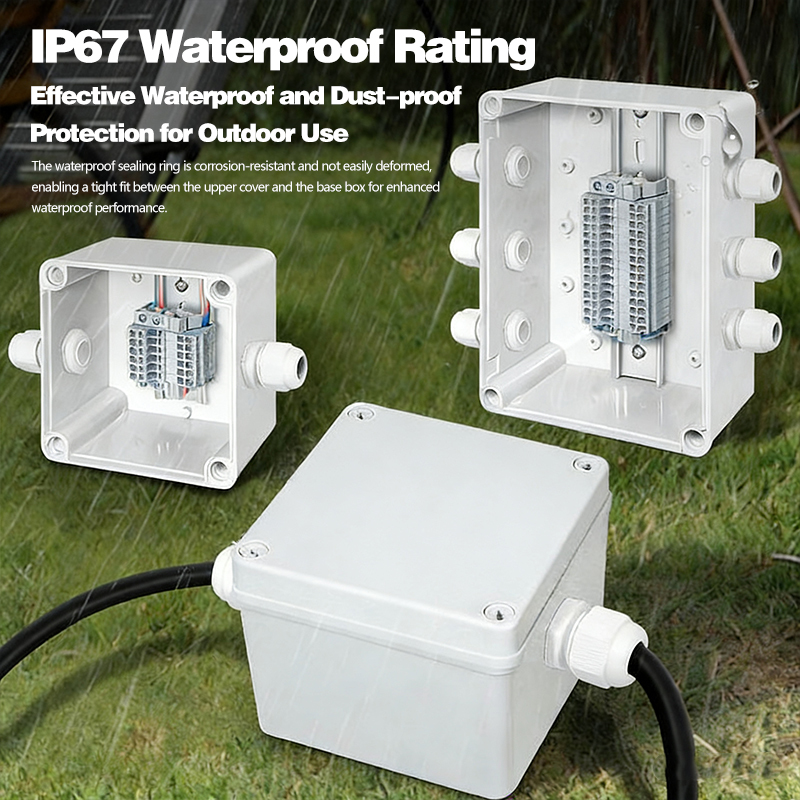 Waterproof Junction Box With P - Outdoor Power Inlet Box review and price