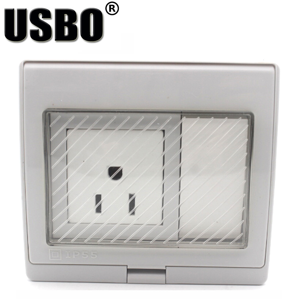 White IP55 Outdoor Anti-UV Wal - Outdoor Power Inlet Box review and price