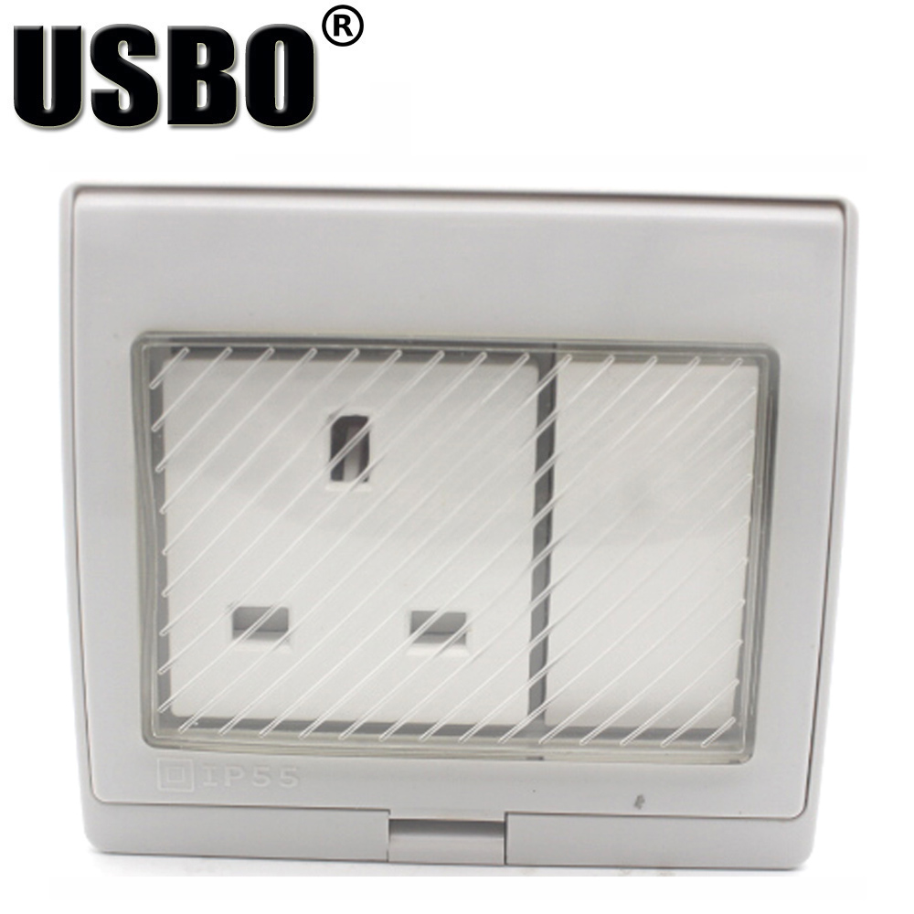 White IP55 Outdoor Anti-UV Wal - Outdoor Power Inlet Box review and price